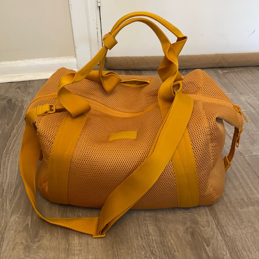 Dagne Dover Large Air Mesh Landon Bag Yellow